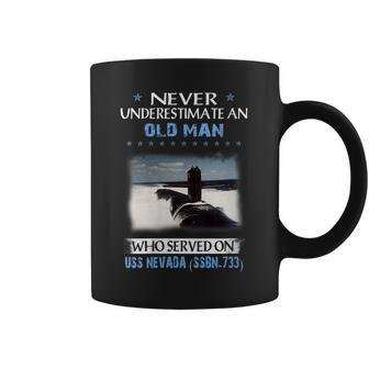 Womens Uss Nevada Ssbn-733 Submarine Veterans Day Father Day Coffee Mug - Seseable
