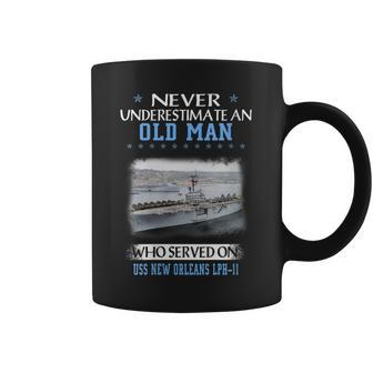Womens Uss New Orleans Lph-11 Veterans Day Father Day Coffee Mug - Seseable