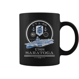 Womens Uss Saratoga Cva-60 Naval Ship Military Aircraft Carrier Coffee Mug - Seseable