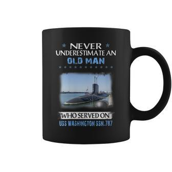 Womens Uss Washington Ssn-787 Submarine Veterans Day Father Day Coffee Mug - Seseable