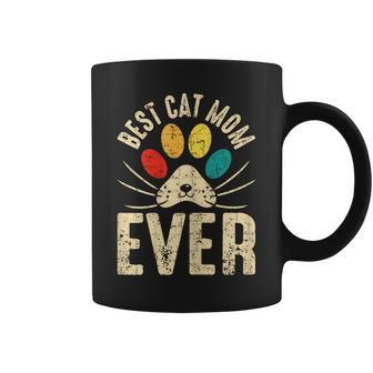Womens Vintage Best Cat Mom Ever Mothers Day - Funny Cat For Women Coffee Mug | Mazezy
