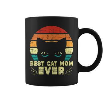 Womens Vintage Best Cat Mom Ever Mothers Day - Funny Cat For Women Coffee Mug - Thegiftio UK