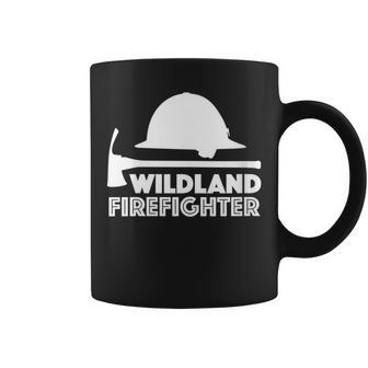 Womens Wild Land Rural Fire Fighters Forest Ladder-Man Helmet Ax Coffee Mug - Seseable