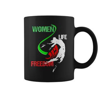 Womens Woman Life Freedom Zan Zendegi Azadi Iran Freedom Coffee Mug | Mazezy