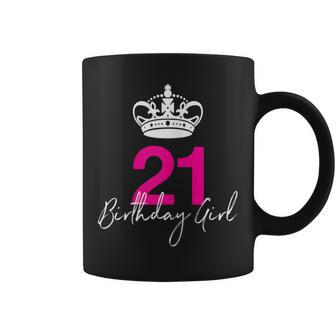 Womens Womens 21St Birthday Tshirt For Her Coffee Mug | Mazezy