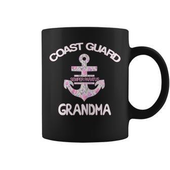 Womens Womens Coast Guard Grandma Granny Gift Coffee Mug - Seseable
