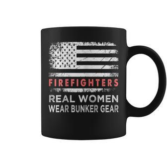 Womens Womens Firefighter Female Fire Fighter Firefighting Mom Coffee Mug - Seseable