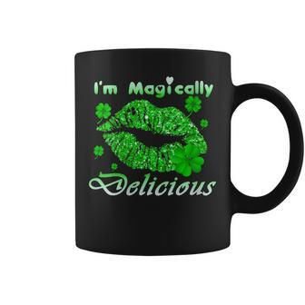 Womens Womens Im Magically Delicious Gift Funny St Patrick Day Coffee Mug | Mazezy