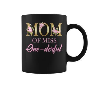 Womens Womens Mom Of Miss Onederful 1St Birthday First One-Derful Coffee Mug - Seseable