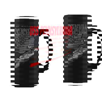 Womens Ww2 Veterans Day Battleship Uss Pennsylvania Bb-38 Boys Kids Coffee Mug - Seseable
