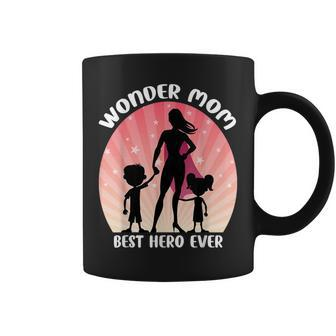 Wonder Mom Best Hero Ever Funny Mothers Day Coffee Mug | Mazezy