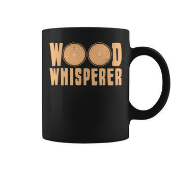 Wood Whisperer Woodworking Carpenter Fathers Day Gift Coffee Mug - Seseable