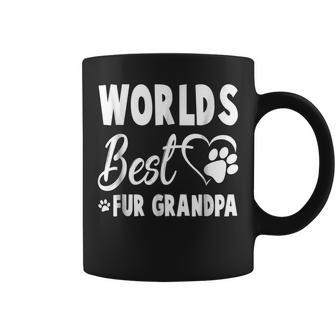 World Best Fur Grandpa Dog Cat Grandpa T Coffee Mug | Mazezy