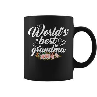 World Best Grandma Floral Proud Best Friend Family Matching Coffee Mug | Mazezy