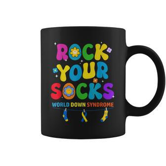 World Down Syndrome Day Rock Your Socks Awareness Coffee Mug | Mazezy