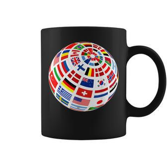 World Flags The Countries Of The World Globe Earth Coffee Mug - Thegiftio UK