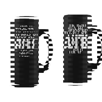 Worlds Best Auntie Funny Auntie From Niece Coffee Mug - Seseable