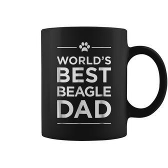 Worlds Best Beagle Dad Love Pets Animal Family Paw Coffee Mug | Mazezy