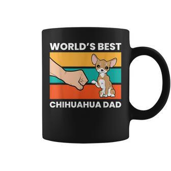 Worlds Best Chihuahua Dad Chihuahua Papa Coffee Mug | Mazezy