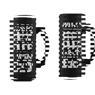 Worlds Best Dude I Mean Dad Funny Dad Gift Fathers Day Coffee Mug | Mazezy