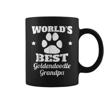 Worlds Best Goldendoodle Grandpa Dog Lover Gift For Mens Coffee Mug | Mazezy