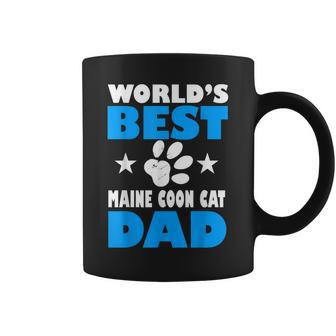 Worlds Best Maine Coon Cat Dad Owner Lover Gift Coffee Mug | Mazezy