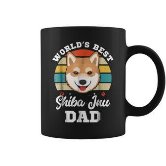 Worlds Best Shiba Inu Dad Dog Lover Coffee Mug | Mazezy