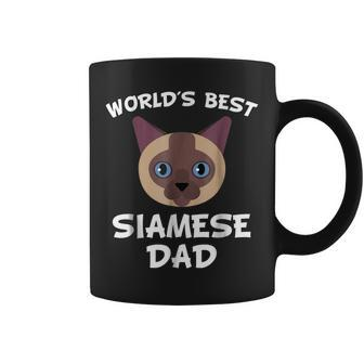 Worlds Best Siamese Dad Cat Owner Gift For Mens Coffee Mug | Mazezy UK
