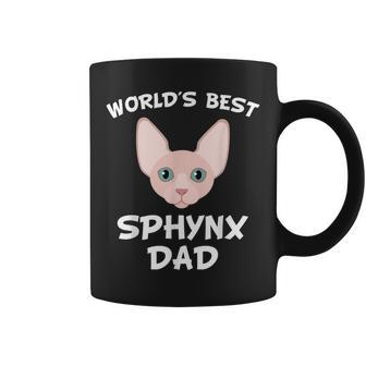 Worlds Best Sphynx Dad Cat Owner Gift For Mens Coffee Mug | Mazezy