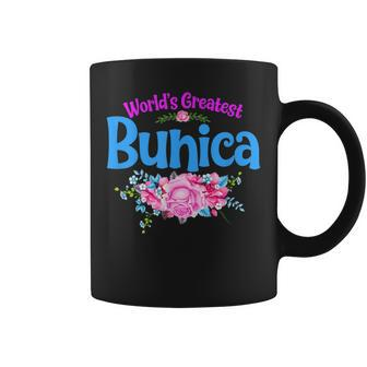 Worlds Greatest Bunica Romanian Grandma Coffee Mug | Mazezy