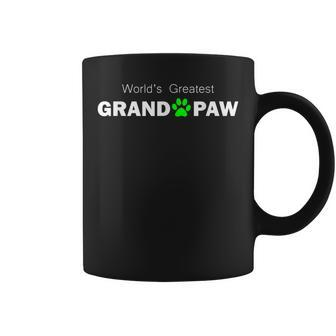Worlds Greatest Grandpaw Gift For Grandpa Gift For Mens Coffee Mug | Mazezy