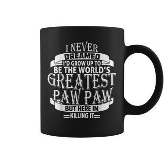 Worlds Greatest Paw Paw Grandpa Fathers Day Gifts Gift For Mens Coffee Mug | Mazezy