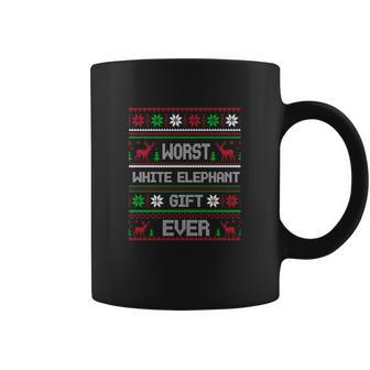 Worst White Elephant Gift Ever Funny Christmas V2 Coffee Mug - Thegiftio UK