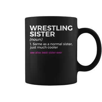 Wrestling Sister Definition Best Sister Ever Coffee Mug - Seseable