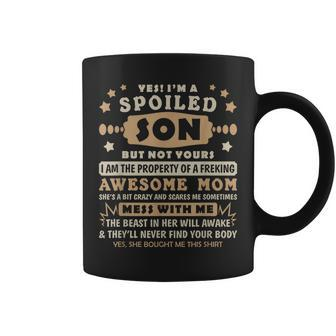 Yes Im Spoiled Son But Not Yours Family Matching For Son Coffee Mug | Mazezy