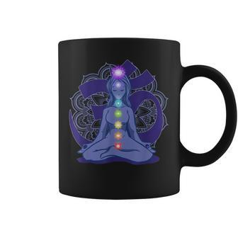 Yoga Meditation Spiritual Body Energy Chakra Coffee Mug | Mazezy