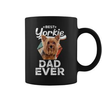 Yorkie Lover Gift Best Yorkie Dad Ever Gift For Mens Coffee Mug | Mazezy