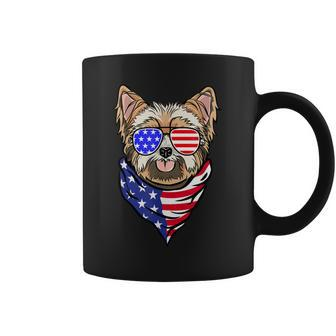 Yorkshire Terrier 4Th Of July Funny Patriotic Dog Lover Coffee Mug | Mazezy