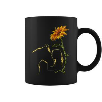 You Are My Sunshine Horse Sunflower Funny Horses Lover Coffee Mug | Mazezy