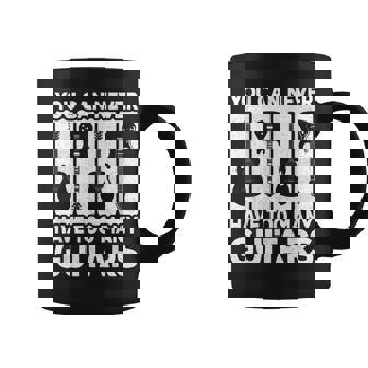 You Can Never Have Too Many Guitars Vintage Rock Guitarist Coffee Mug - Thegiftio