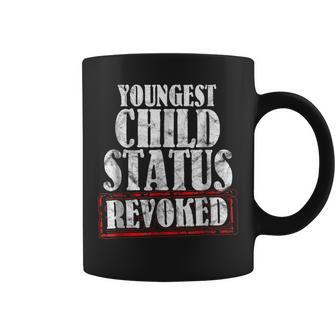 Youngest Child Status Revoked Big Brother Sister Gift Coffee Mug | Mazezy