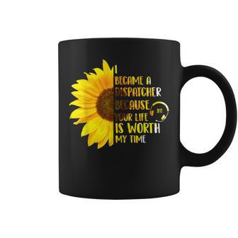 Your Life Is Worth My Time - 911 Dispatcher Emergency Coffee Mug | Mazezy