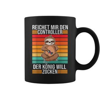 Zocken Reichet Mir Den Controller König Konsole Gamer V3 Tassen - Seseable