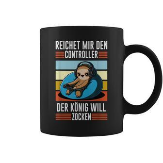 Zocken Reichet Mir Den Controller König Ps5 Konsole Gamer V5 Tassen - Seseable