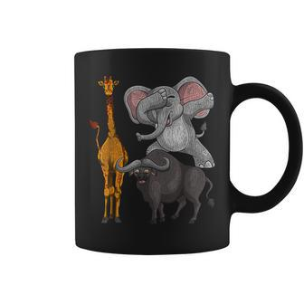 Zoo Buffalo Giraffe Elephant Safari Animal Squad Zookeeper Coffee Mug