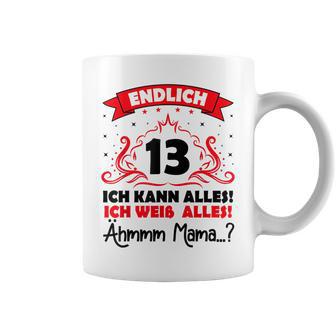 13 Geburtstag Lustig Endlich 13 Ich Kann Alles Mama V2 Tassen - Seseable