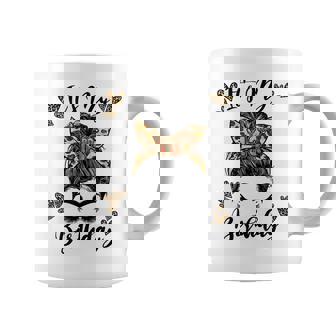 13 Years Old Girl 13Th Birthday Messy Bun Happy Birthday 13 Coffee Mug | Mazezy