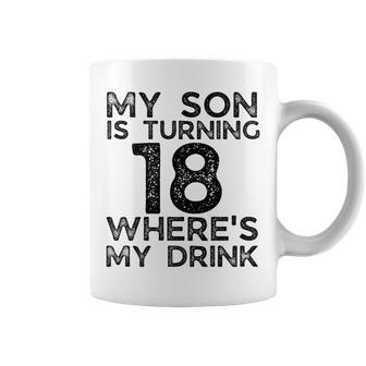 18Th Birthday For Dad Mom 18 Year Old Son Family Squad Coffee Mug - Seseable