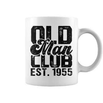 1955 Birthday Party Old Man Club Est 1955 Senior Citizen Gift For Mens Coffee Mug | Mazezy