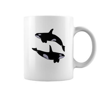 2 Orca Tshirts Coffee Mug - Thegiftio UK